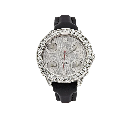 Five Time Zone Steel Diamond 40mm JCM-30