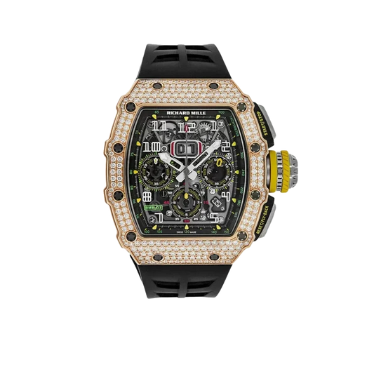 RM 11-03 Flyback Chronograph Diamond Set Rose Gold