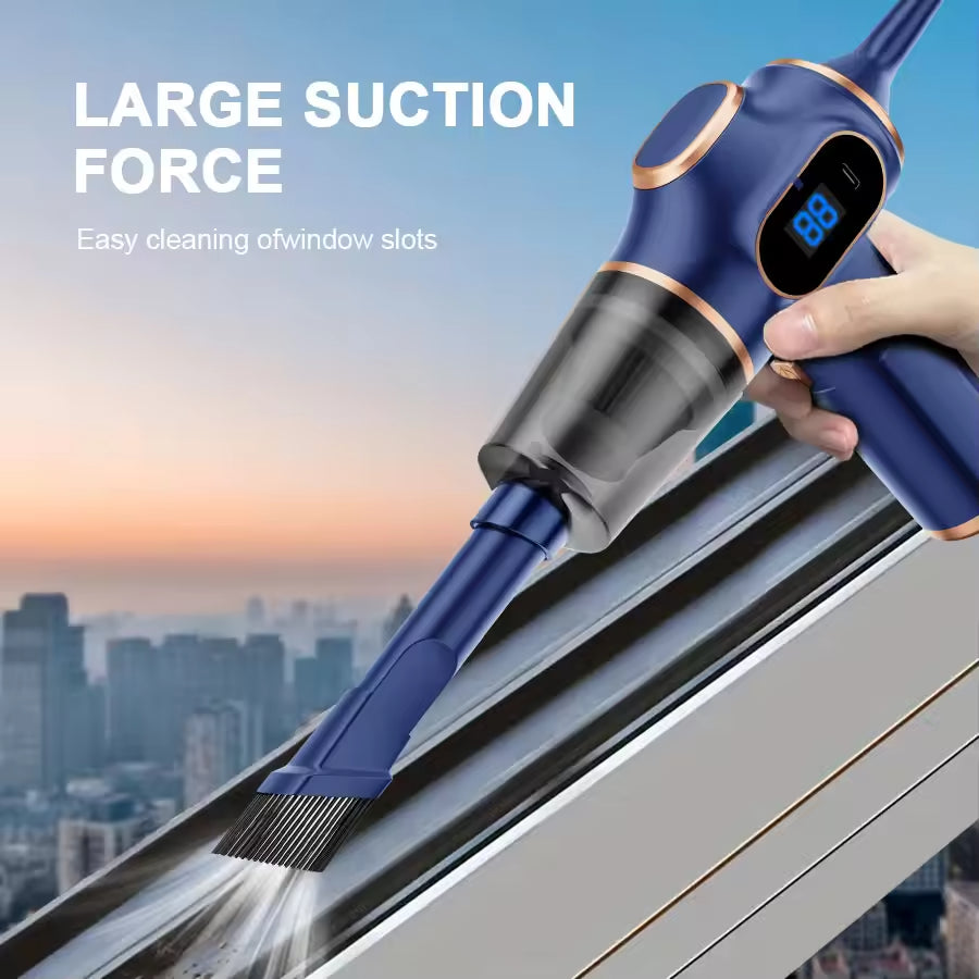 Wireless Car Vacuum Cleaner – Cordless Mini Vacuum