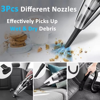 Handheld Vacuum Cleaner – Cyclone Suction, Rechargeable