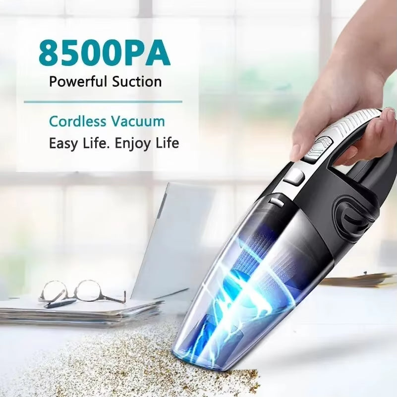 Handheld Vacuum Cleaner – Cyclone Suction, Rechargeable