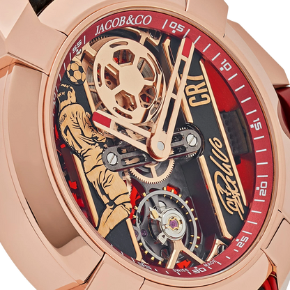 V2 CR7 Epic X Collection 44mm EX120.43.AE.AA.A Flight of CR7 Rose Gold Limited Edition