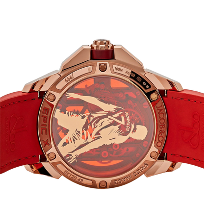 V2 CR7 Epic X Collection 44mm EX120.43.AE.AA.A Flight of CR7 Rose Gold Limited Edition
