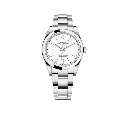 Oyster Perpetual 39mm Stainless Steel WhiteDial Men Watch 114300-0004 New 2025
