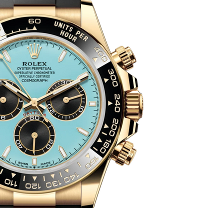 Daytona 40mm Yellow Gold - Turquoise Tiffany Dial 126518LN