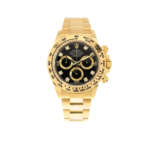 Daytona 40mm 116508 Cosmograph Daytona 18K with Black Dial