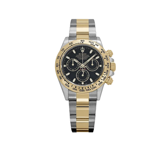 Daytona 40mm Yellow Gold Stainless Steel Black Dial 116503