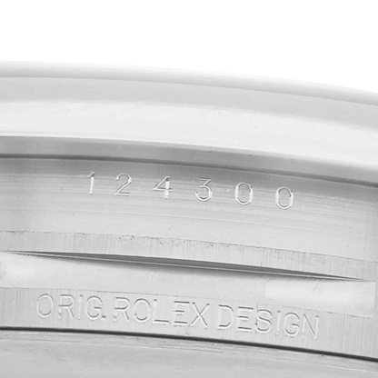Oyster Perpetual 41mm Celebration Dial Steel Mens Watch 124300