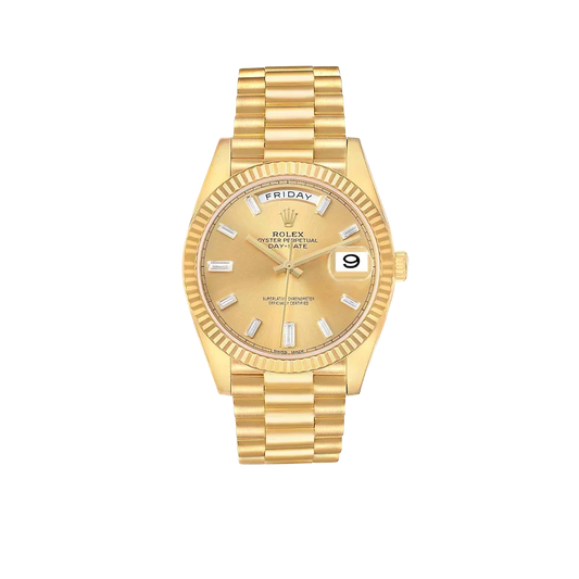President Day-Date 40mm Yellow Gold Diamond Mens Watch 228238
