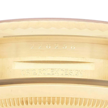 President Day-Date 40mm Yellow Gold Diamond Mens Watch 228238