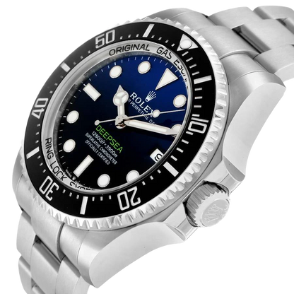 Seadweller Deepsea 44mm Cameron D-Blue Dial Steel Mens Watch 136660