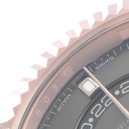 Sky-Dweller 42mm Rose Gold Slate Dial Mens Watch 326935
